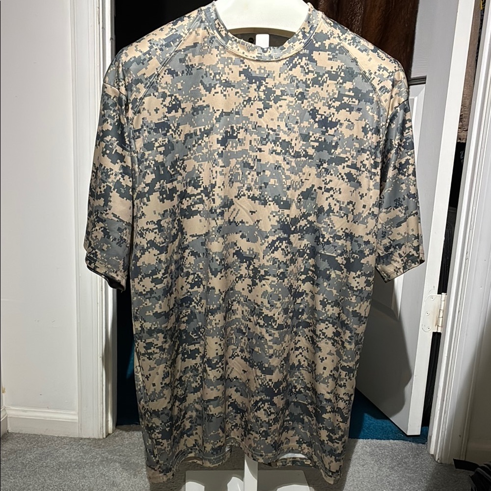 Badger Sport Camouflage Short Sleeve Tee